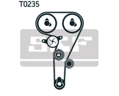 Timing Belt Set VKMA 02283 SKF, Image 3