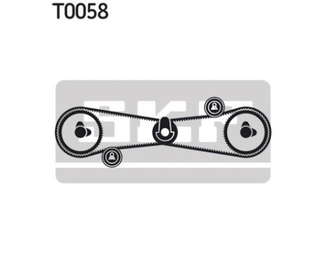 Timing Belt Set VKMA 02501 SKF, Image 4