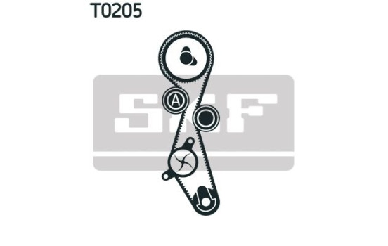 Timing Belt Set VKMA 03257 SKF, Image 3