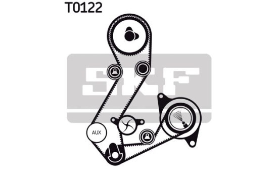 Timing Belt Set VKMA 04107 SKF, Image 2