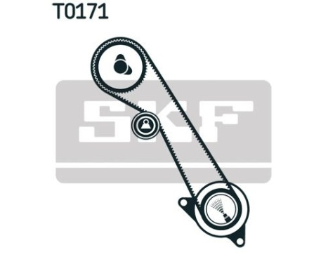 Timing Belt Set VKMA 04108 SKF, Image 3