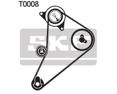 Timing Belt Set VKMA 04300 SKF, Image 2