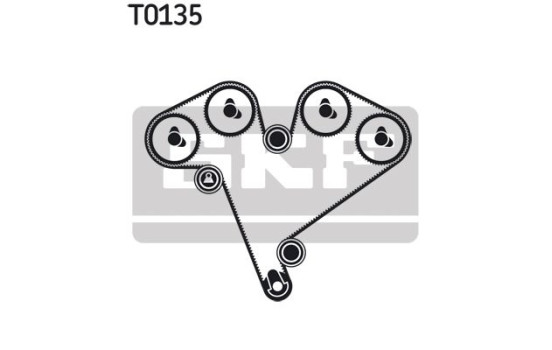 Timing Belt Set VKMA 05500 SKF, Image 2