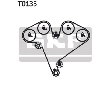 Timing Belt Set VKMA 05501 SKF, Image 2