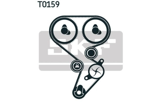 Timing Belt Set VKMA 06020 SKF, Image 3