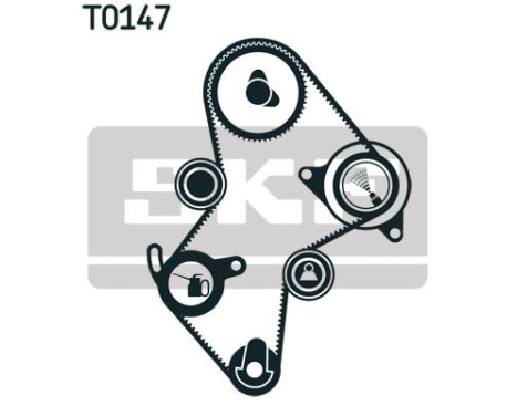 Timing Belt Set VKMA 06114 SKF, Image 2