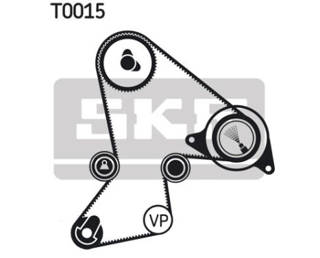 Timing Belt Set VKMA 06214 SKF, Image 2