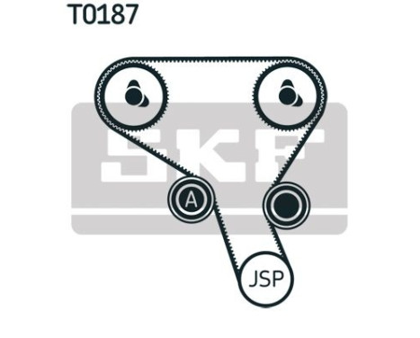 Timing Belt Set VKMA 06503 SKF, Image 3