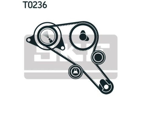 Timing Belt Set VKMA 07404 SKF, Image 2