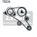 Timing Belt Set VKMA 07404 SKF, Thumbnail 2