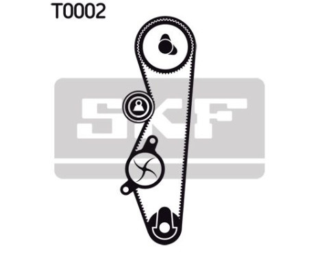 Timing Belt Set VKMA 08201 SKF, Image 2