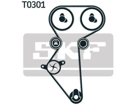 Timing Belt Set VKMA 90007 SKF, Image 2