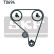 Timing Belt Set VKMA 91017 SKF, Thumbnail 2