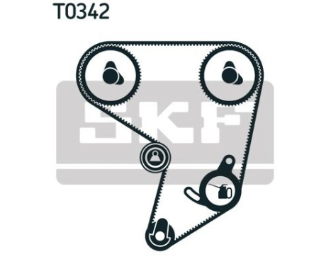 Timing Belt Set VKMA 91700 SKF, Image 2