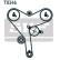 Timing Belt Set VKMA 91704 SKF, Thumbnail 2