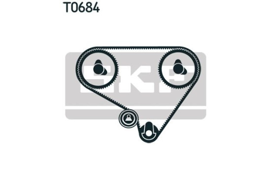 Timing Belt Set VKMA 92006 SKF, Image 2