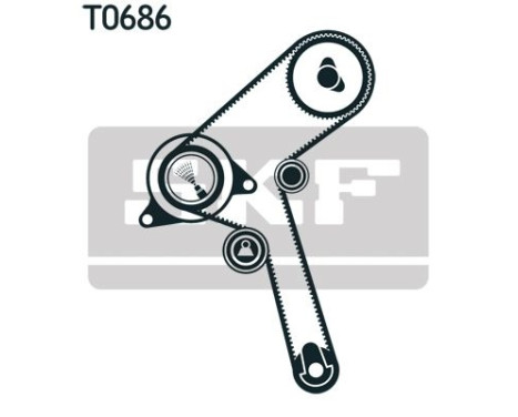 Timing belt set VKMA 92012 SKF, Image 2