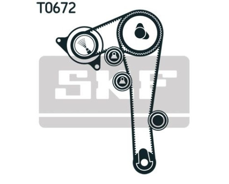 Timing Belt Set VKMA 92516 SKF, Image 2