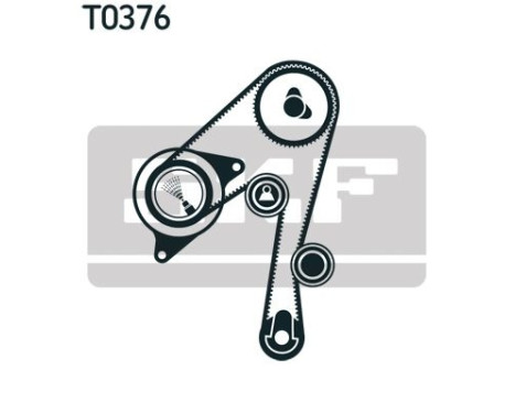 Timing Belt Set VKMA 92518 SKF, Image 2