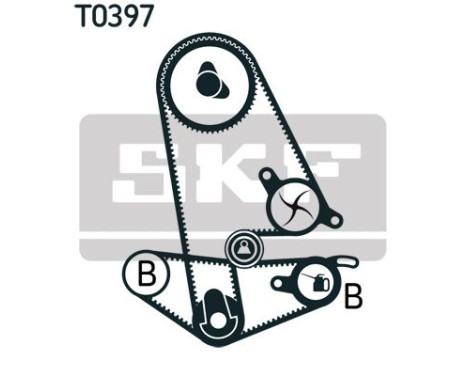 Timing Belt Set VKMA 93011 SKF, Image 3