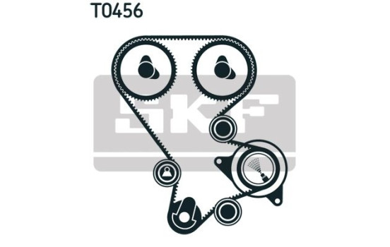 Timing Belt Set VKMA 94508 SKF, Image 2