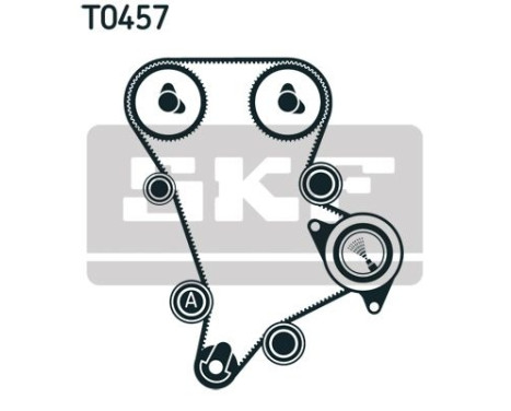 Timing Belt Set VKMA 94509 SKF, Image 2