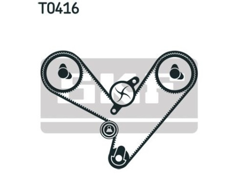Timing Belt Set VKMA 95003 SKF, Image 2