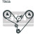 Timing Belt Set VKMA 95003 SKF, Thumbnail 2