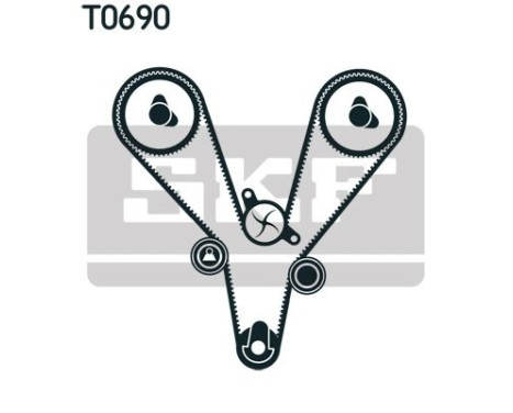 Timing Belt Set VKMA 95657 SKF, Image 2