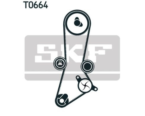 Timing Belt Set VKMA 95660 SKF, Image 2