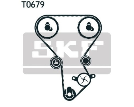 Timing Belt Set VKMA 95677 SKF, Image 2