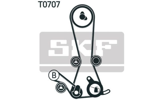 Timing Belt Set VKMA 95975 SKF, Image 3