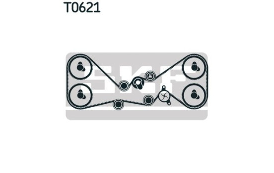 Timing Belt Set VKMA 98112 SKF, Image 2