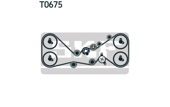 Timing Belt Set VKMA 98115 SKF, Image 2