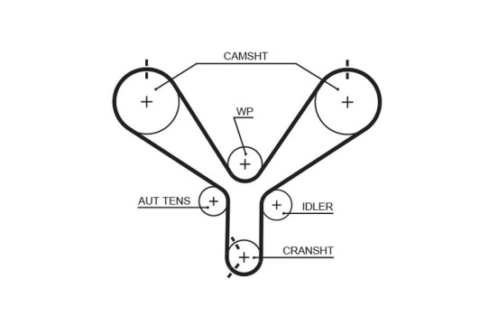 Timing belt T190 Gates