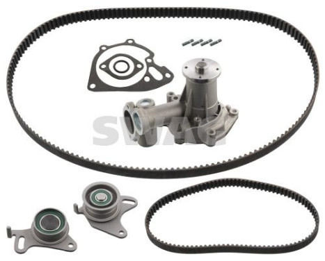 Water pump + timing belt set 33107636 Swag