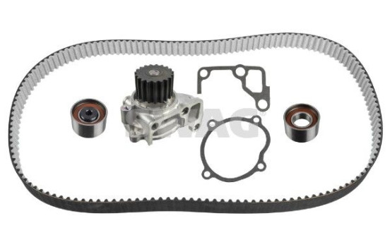 Water pump + timing belt set 33107666 Swag