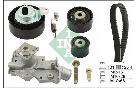 Water Pump & Timing Belt Set 530 0102 30 Ina