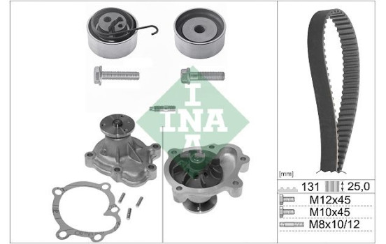 Water pump + timing belt set 530 0338 30 Ina