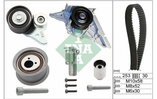 Water Pump & Timing Belt Set 530 0366 30 Ina