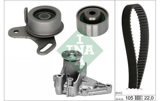 Water Pump & Timing Belt Set 530 0427 31 Ina