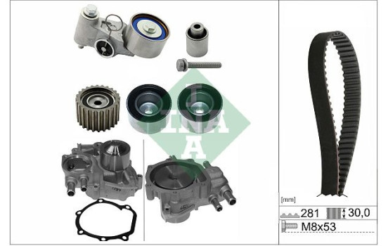 Water pump + timing belt set 530 0563 30 Ina