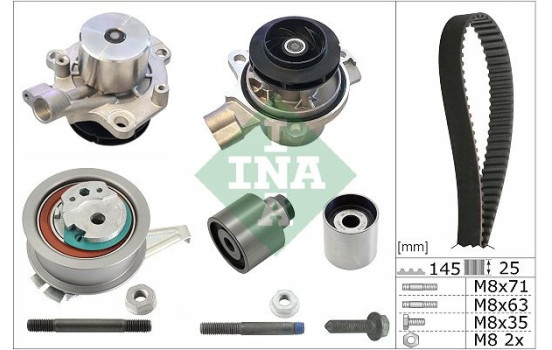 Water Pump & Timing Belt Set 530 0650 31 Ina