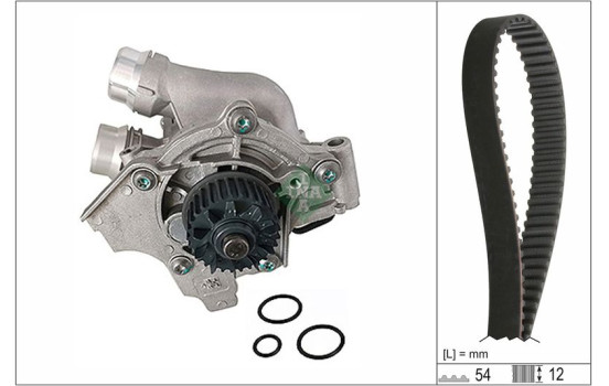 Water pump + timing belt set 530 0845 30 Ina