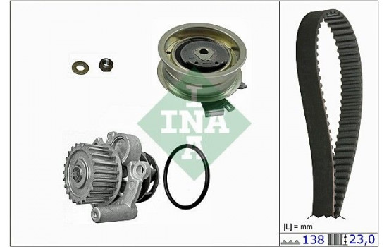 Water Pump & Timing Belt Set 530017130 Ina, Image 2