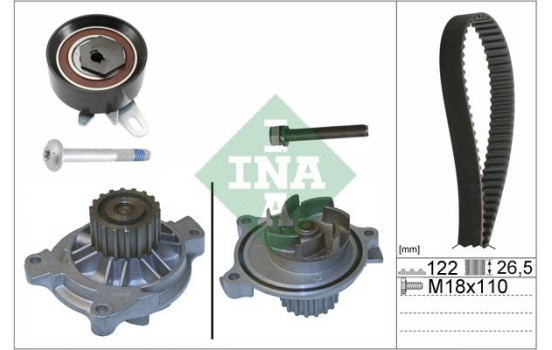 Water Pump & Timing Belt Set 530017531 Ina
