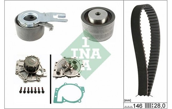 Water Pump & Timing Belt Set 530042130 Ina