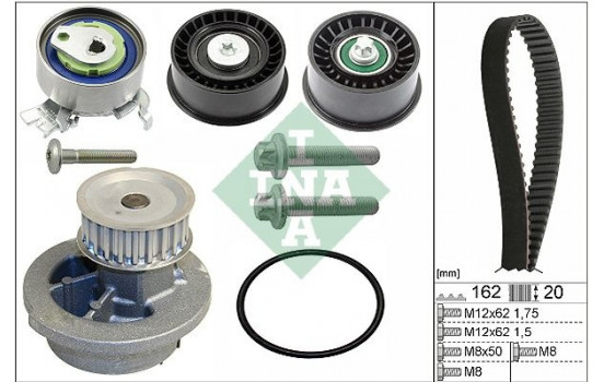 Water Pump & Timing Belt Set 530044132 Ina