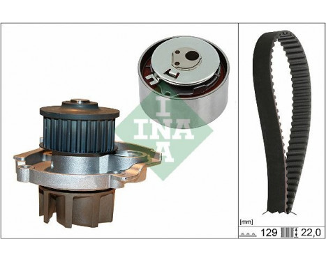 Water Pump & Timing Belt Set 530046230 Ina, Image 2