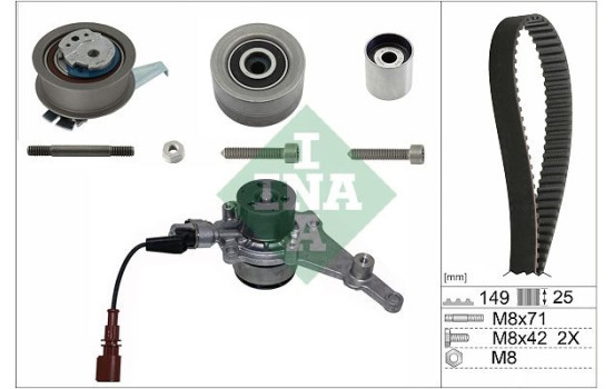 Water pump + timing belt set 530083530 Ina